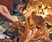 applying gilt